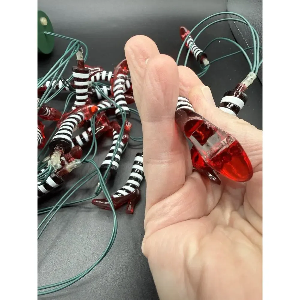 Wizard Of Oz Lights Wicked Witch Ruby Slippers **Parts Only -LO18